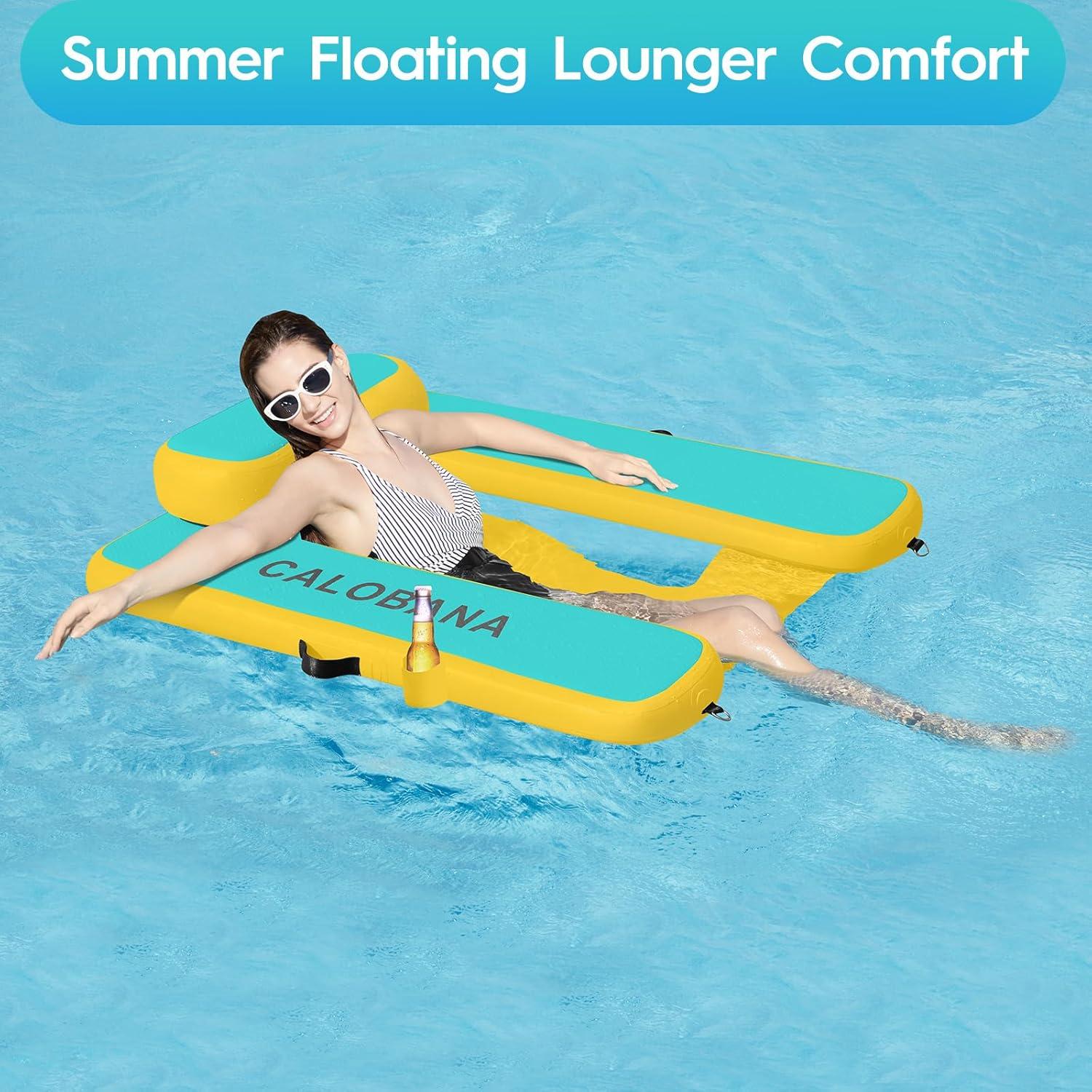 Our Experience Floating in the ​Inflatable Lounger Pool chair