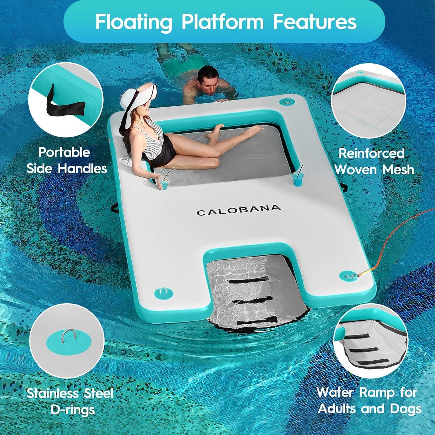Inflatable Floating Dock Review: ‌Our‌ Family's New Water⁤ Hangout Spot