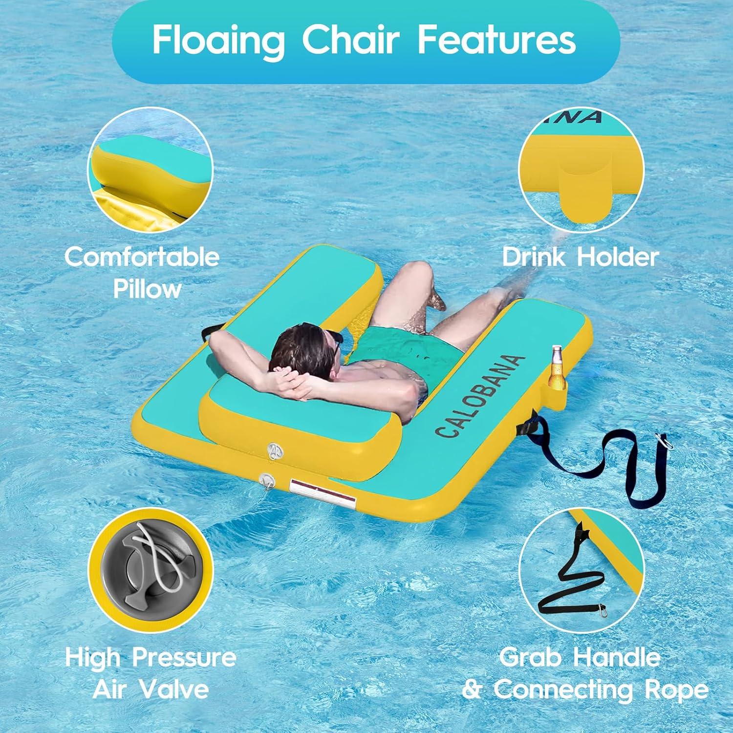 Our Experience Floating​ in the Inflatable Lounger Pool Chair